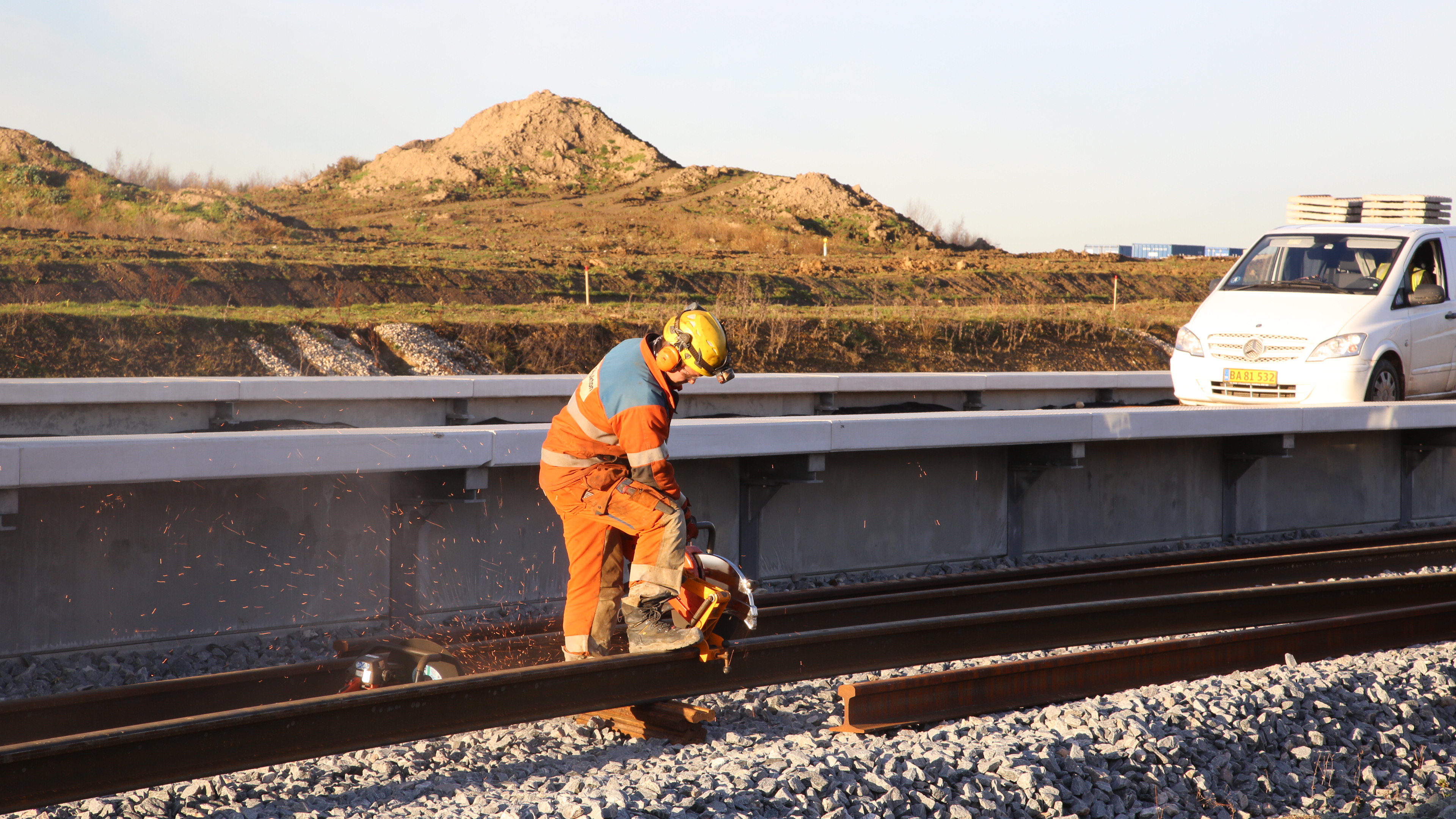 Sporlægning ved Køge Nord