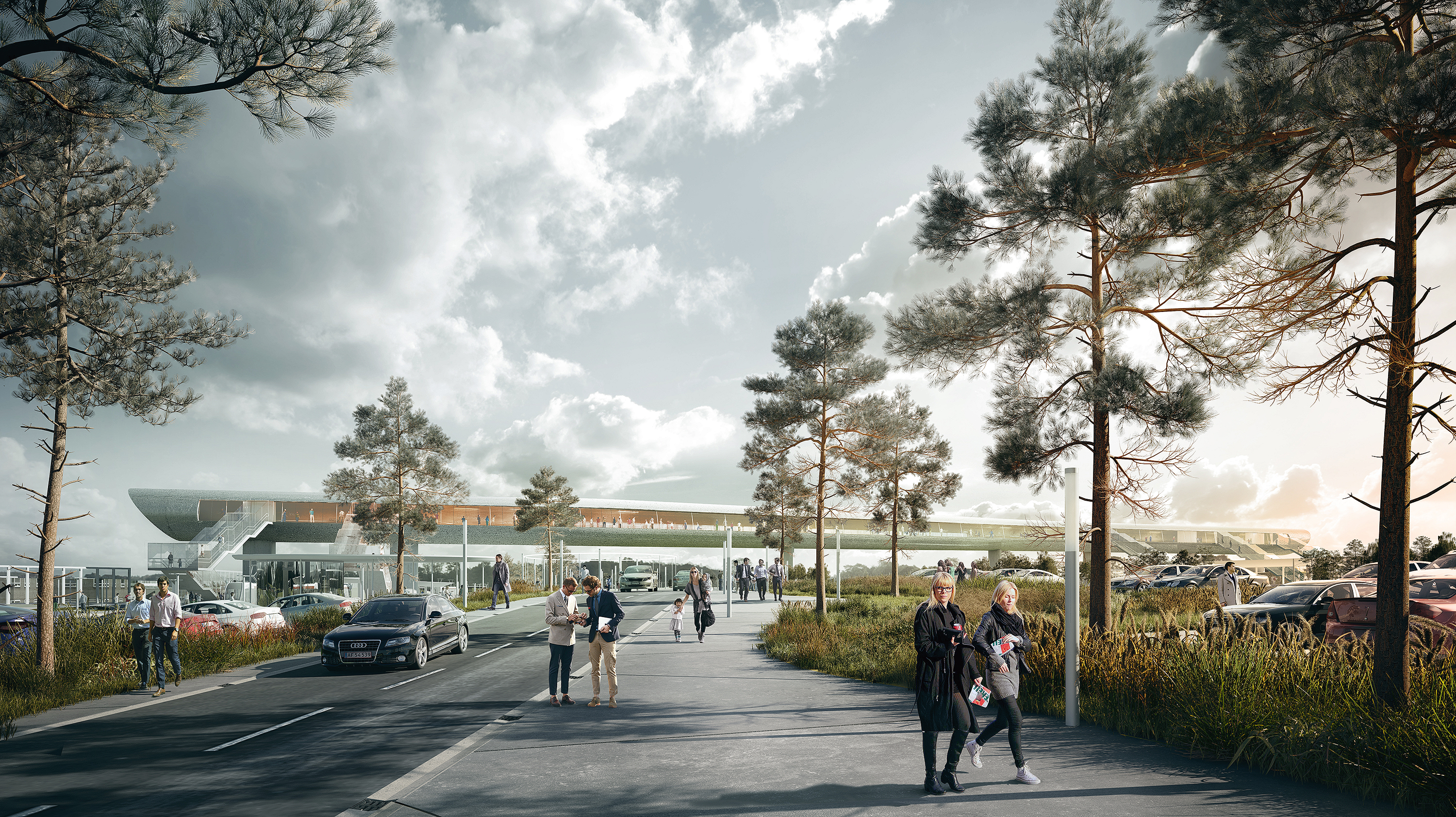 Køge Nord Station visualiseringKøge Nord Station visualisering