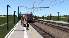 Visualisering af Vinge Station