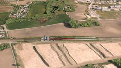Visualisering af Vinge Station