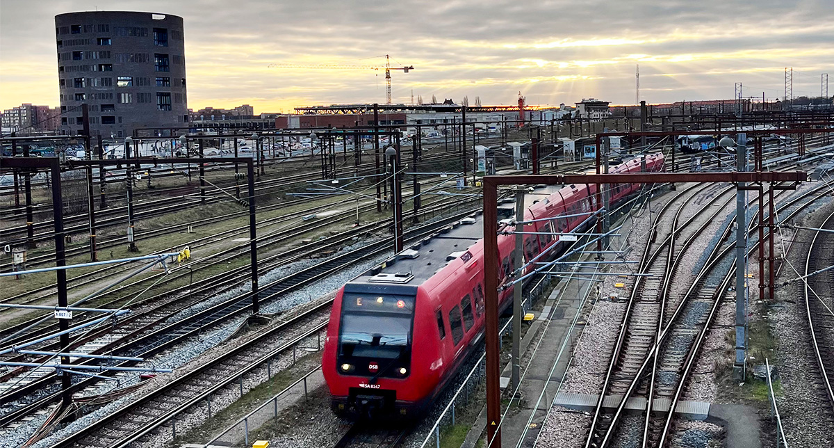 S-tog nær Dybbølsbro Station