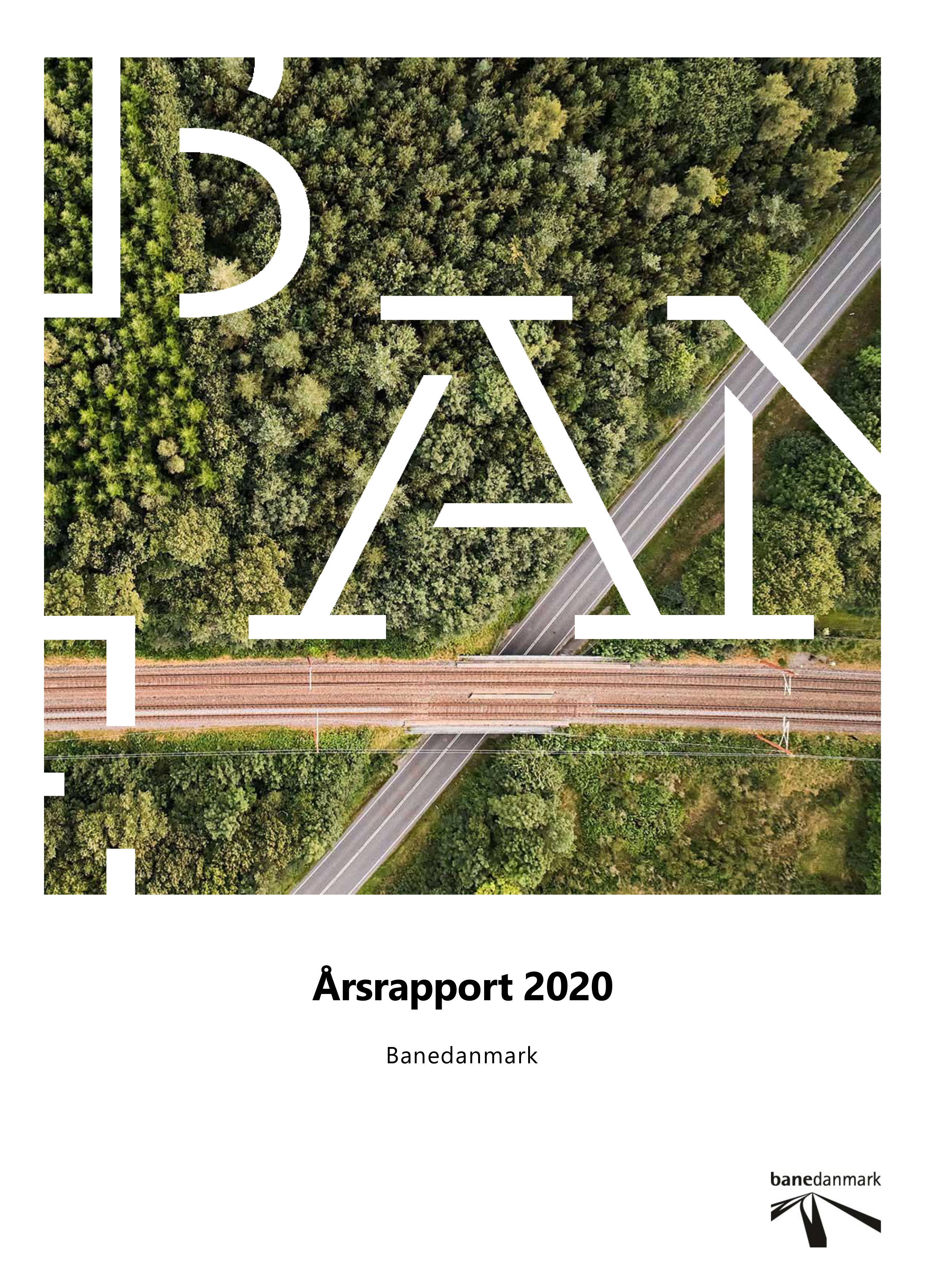 forside til Banedanmarks årsrapport 2020
