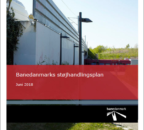 Forsiden på Banedanmarks støjhandlingsplan