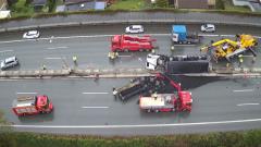 beredskabet banedanmark assisterer ved ulykke på motorring 3