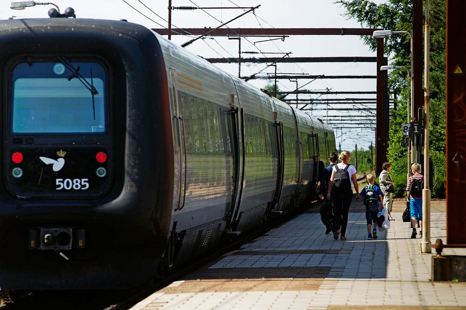 Perron på Vojens Station