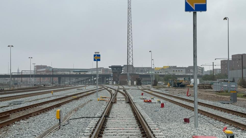 Spor på Aalborg Station